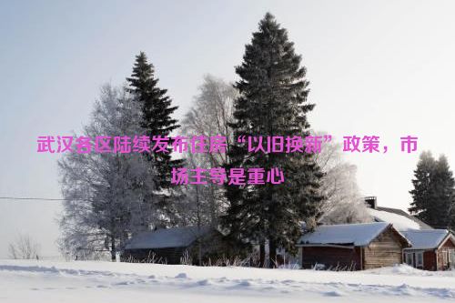 武汉各区陆续发布住房“以旧换新”政策，市场主导是重心