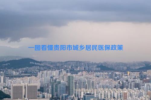 一图看懂贵阳市城乡居民医保政策